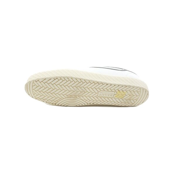 Bally Saffira White Silver Metallic Trim Leather Low Top Sneakers Womens US 9.5 - Picture 9 of 9